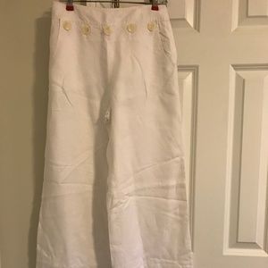 White Linen Pants